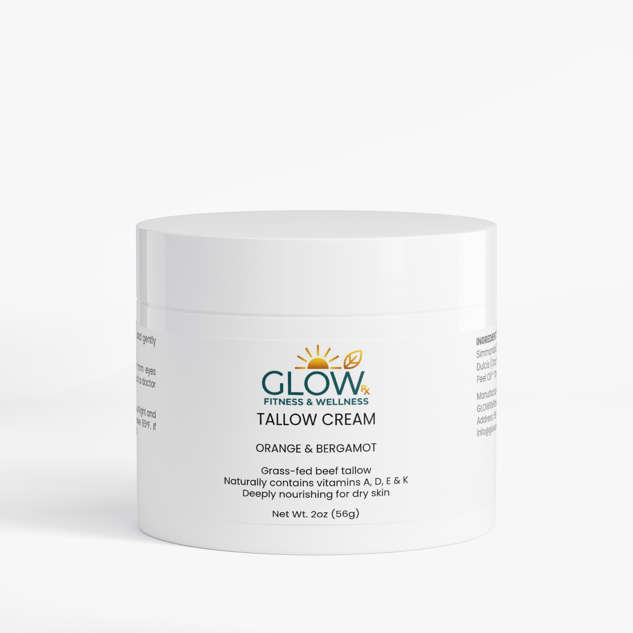 Tallow Cream Orange & Bergamot