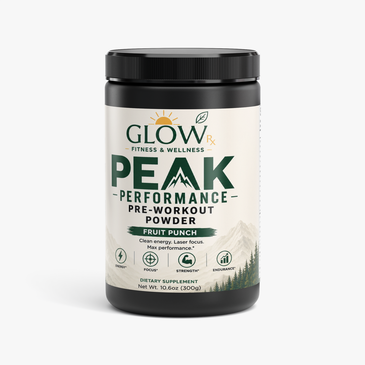 'Peak' Performance Pre-Workout Powder (Fruit Punch)