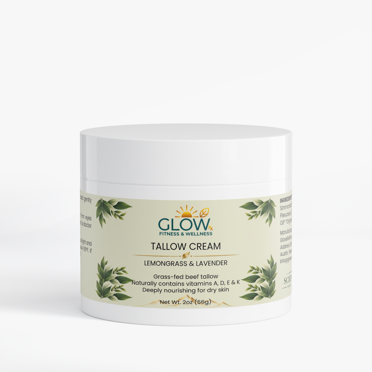 Tallow Cream Lemongrass & Lavender