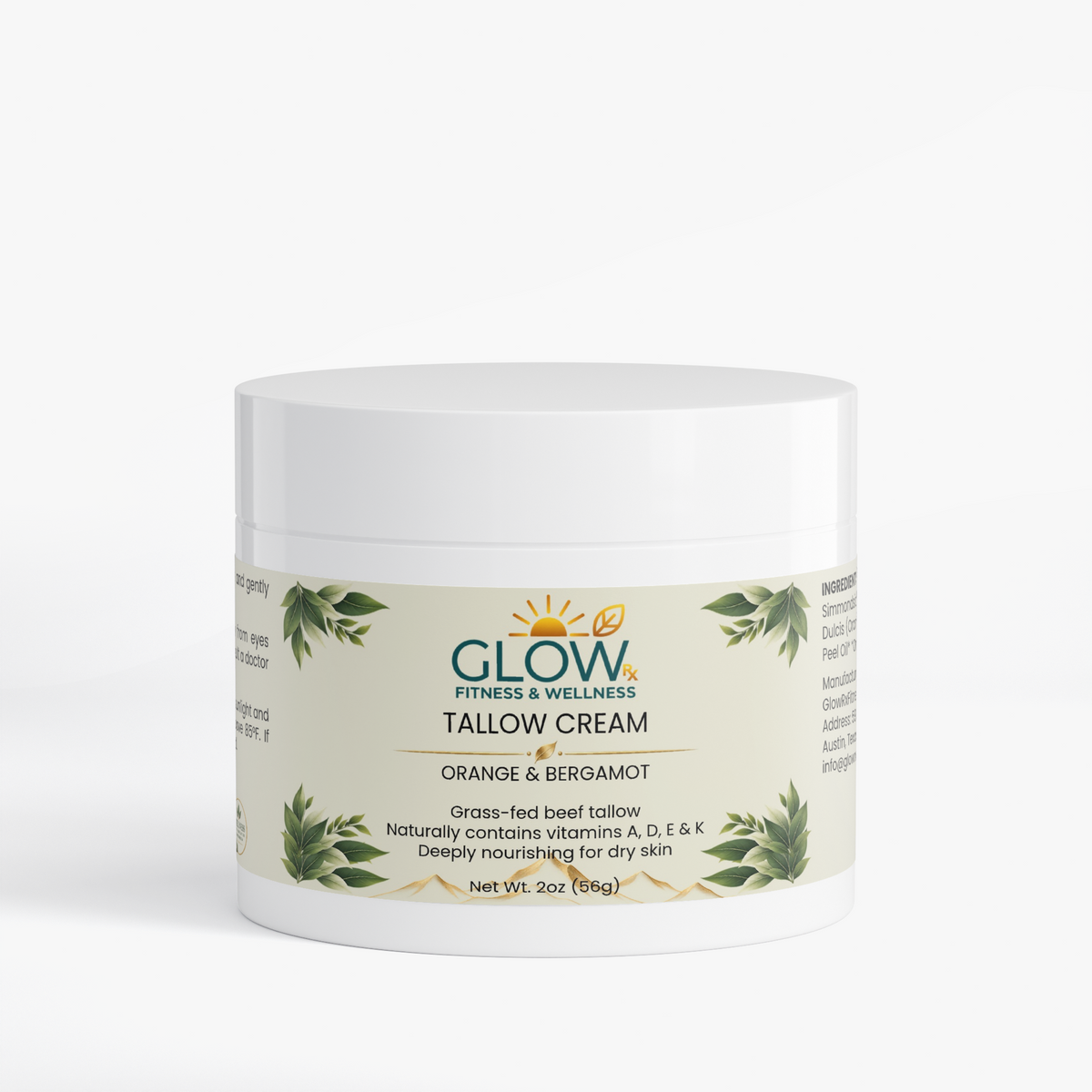 Tallow Cream Orange & Bergamot